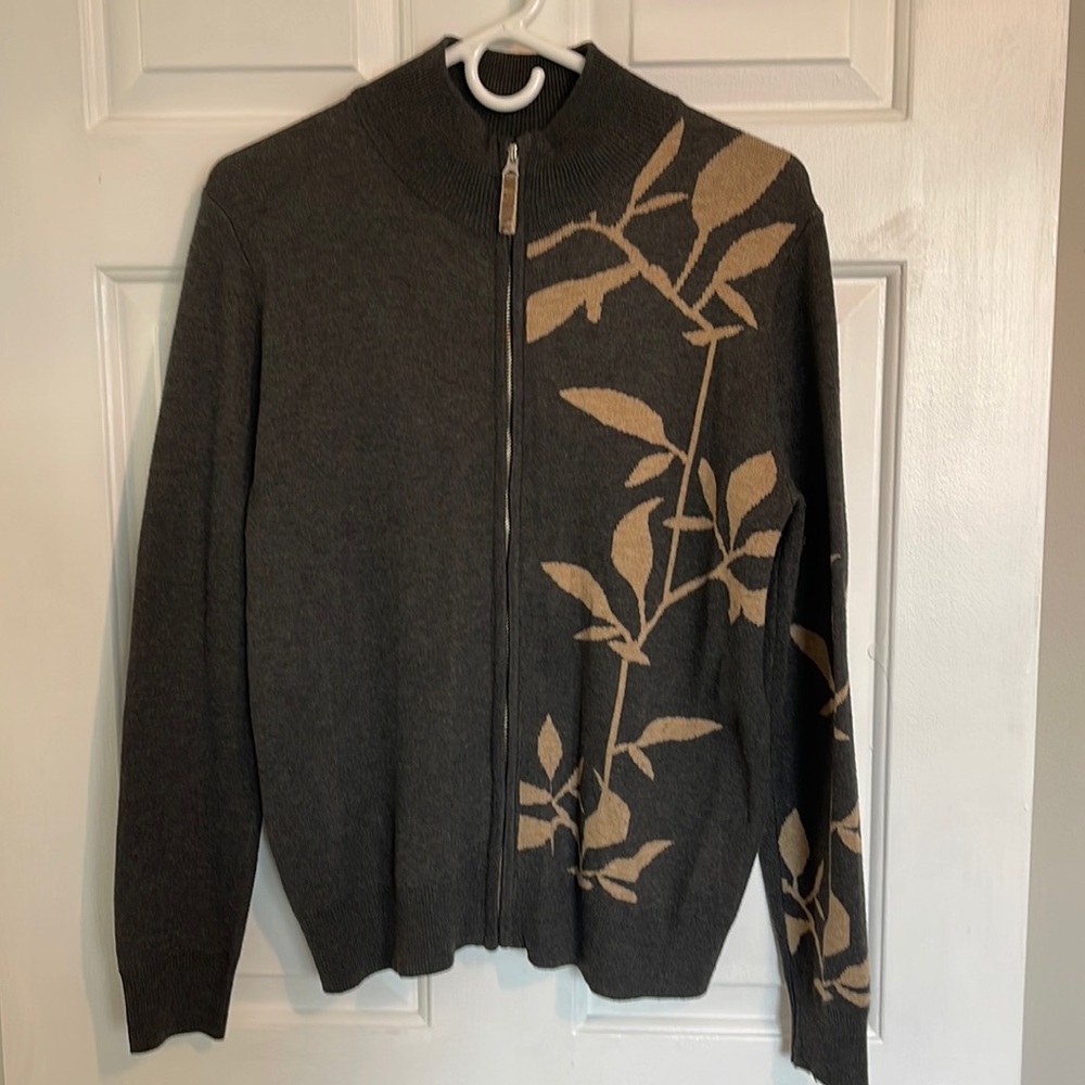 Joseph A Zip Cardigan Sweater
